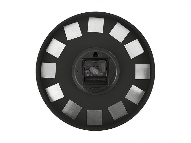 Wall Clock Charm Engraved Numbers Small KA5788BK Black