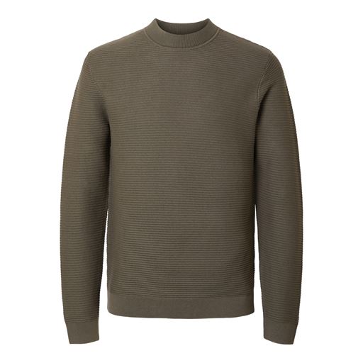 Selected Homme Tion Structure Mock Neck Striktrøje, Kalamata, L
