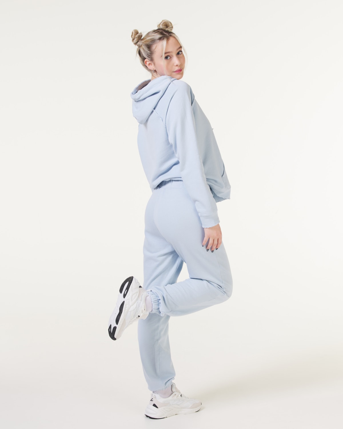 Bumpro SkyDye Trashed Sweatpants Blue Pastel