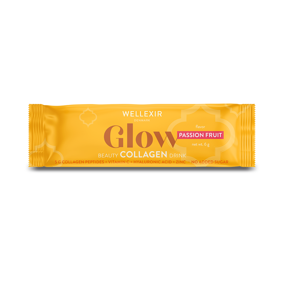 Wellexir - Glow Beauty DrinkPassion fruit Kasse Med 50 Stk