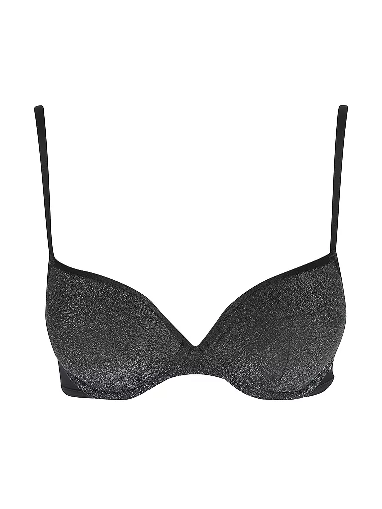 HUGO Bügel BH LUREX gefüttert black schwarz