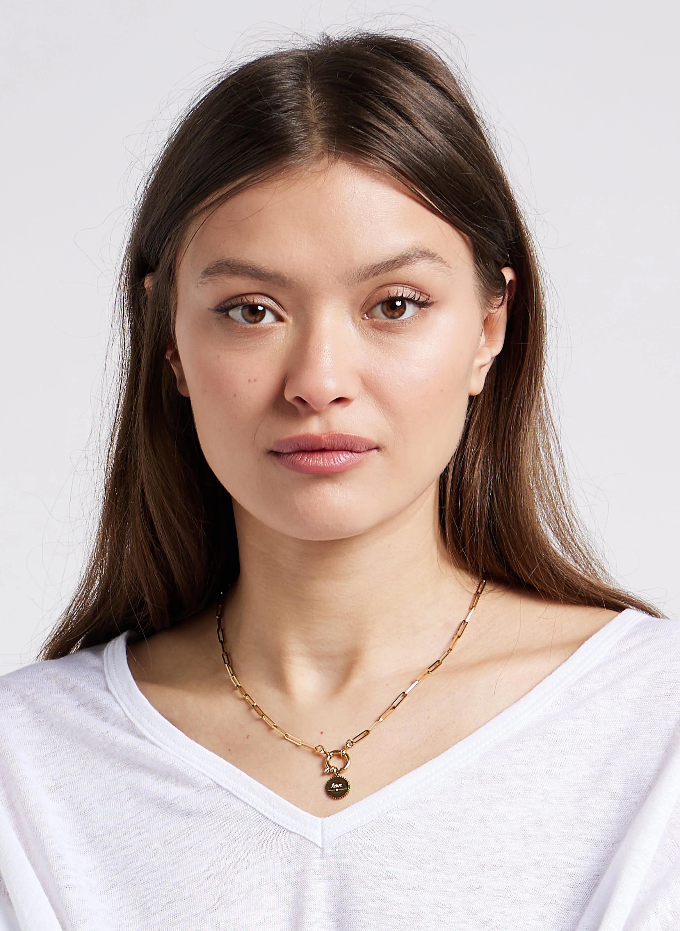 Collier en acier inoxydable | Doré