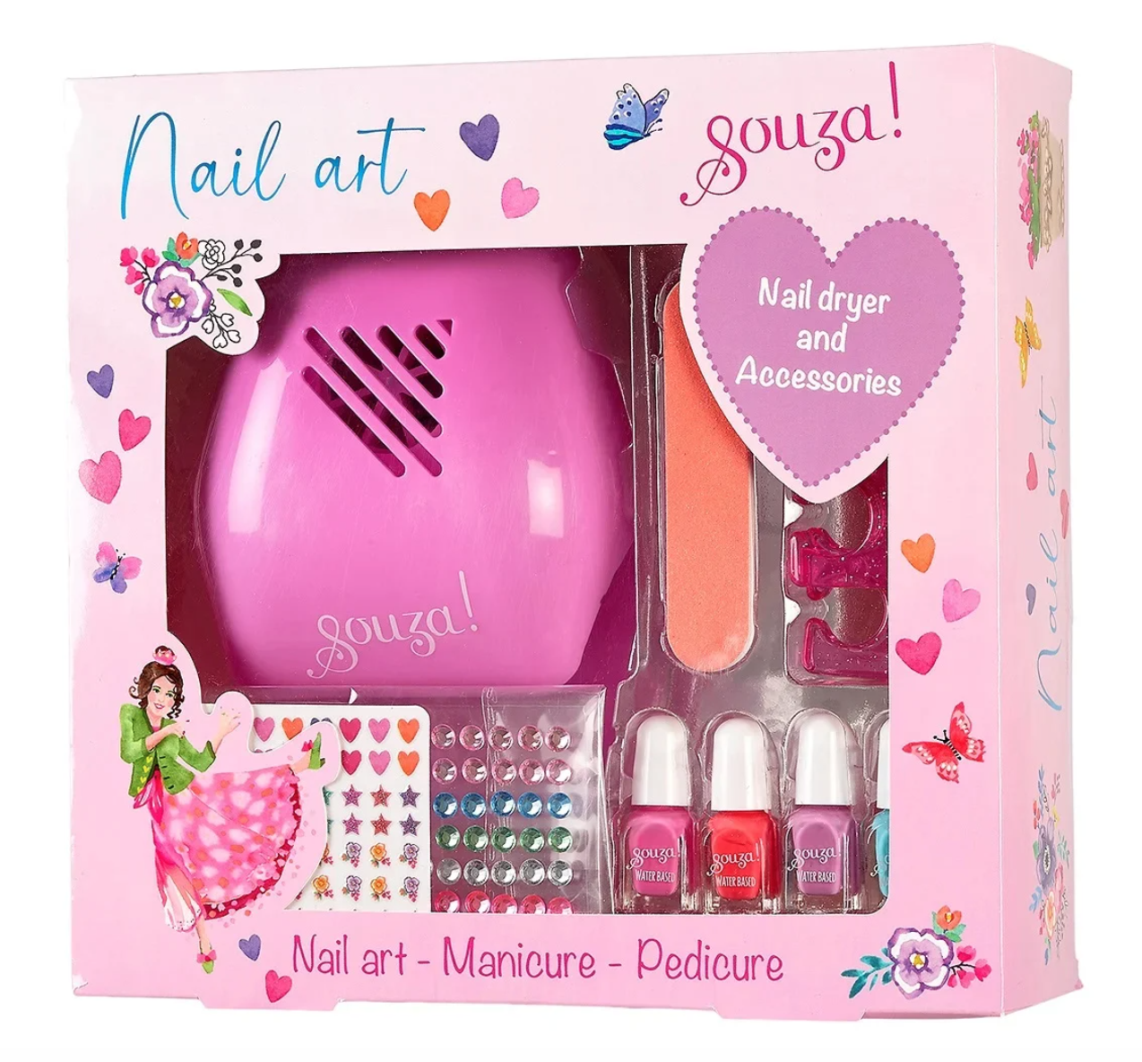 Souza Souza Nageldroger + nagellak set