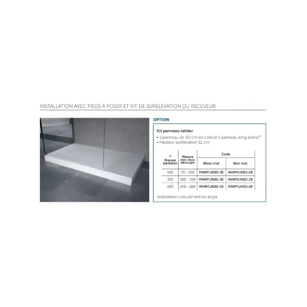 Novellini Novosolid Tablier