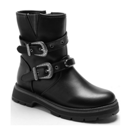 Rocky buckle boots - zwart