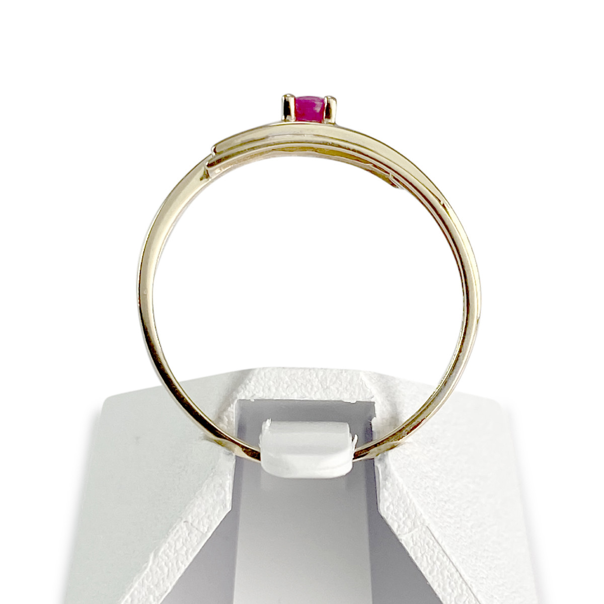 Bague d'occasion or 750 jaune rubis