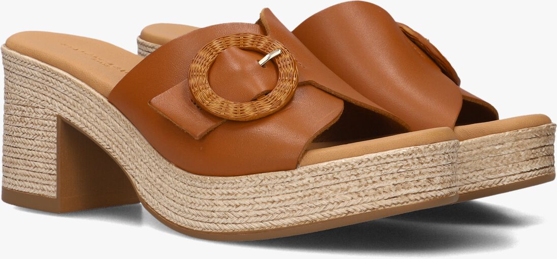 bruine stefano lauran sandalen met hak 2503