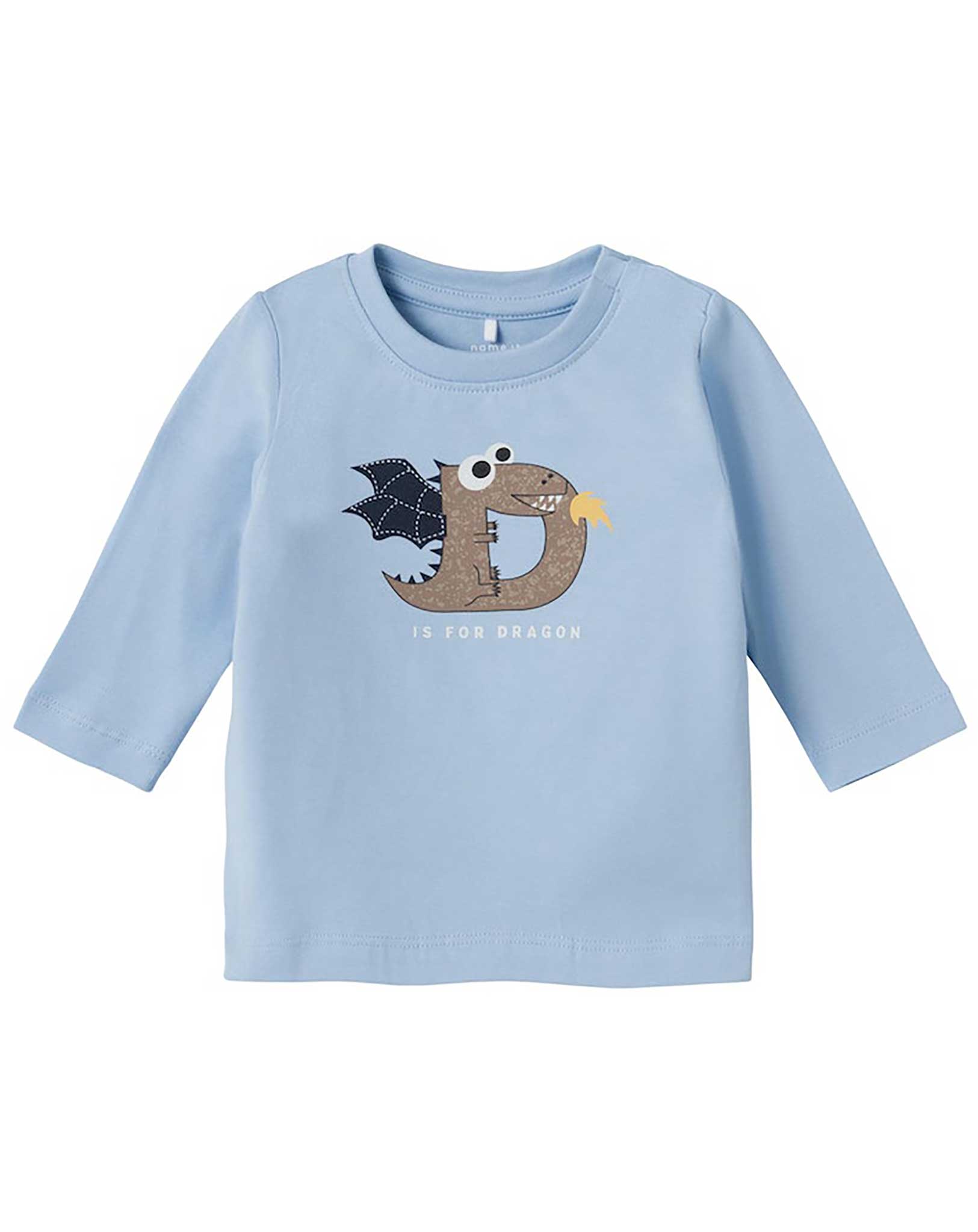 Langarmshirt NBMDICO DRAGON in chambray blue