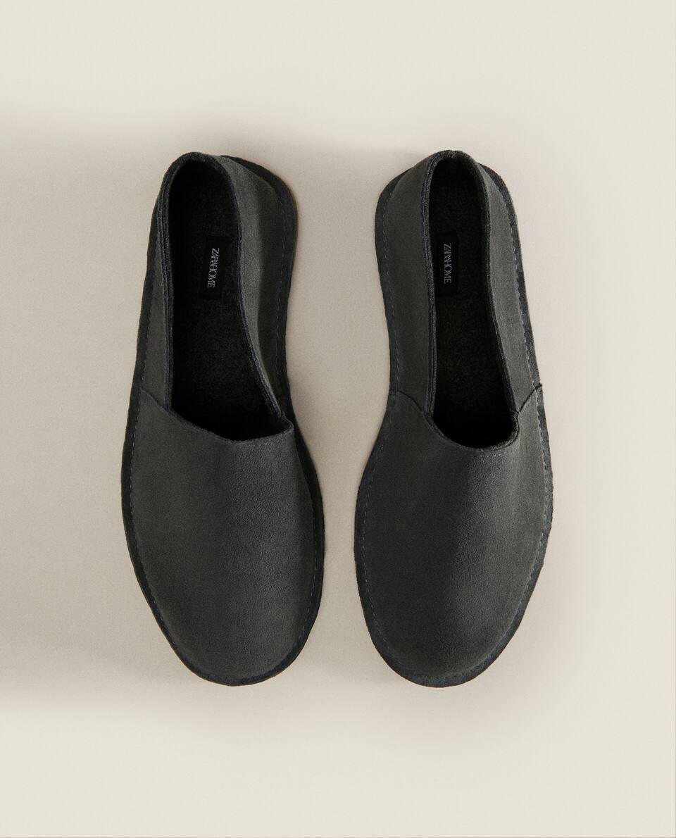 CHINELOS BABOUCHE DE COURO MINIMALISTA