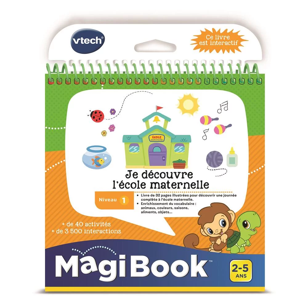 LIVRE MAGIBOOK - JE DECOUVRE L'ECOLE MATERNELLE