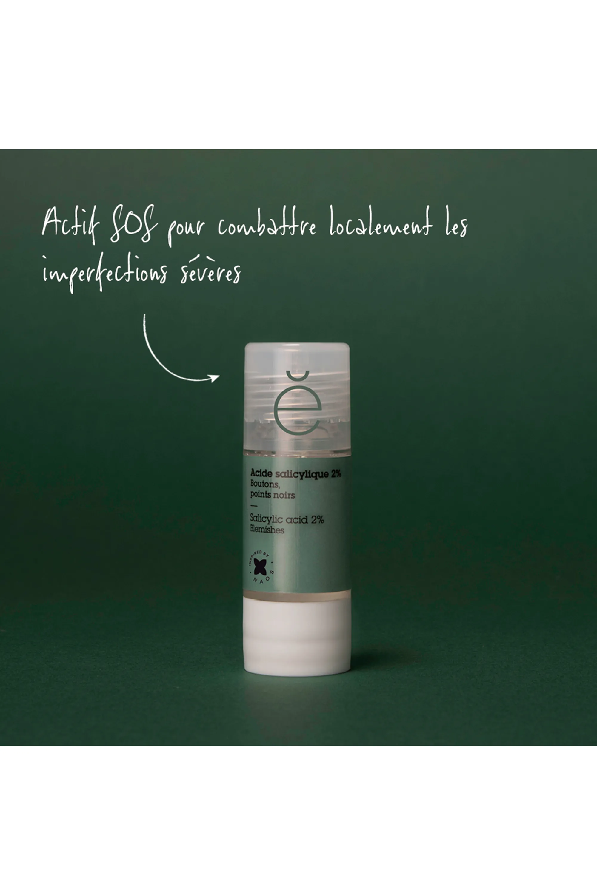 Etat Pur Actif pur Acide salicylique 2% boutons et imperfections-15 ml