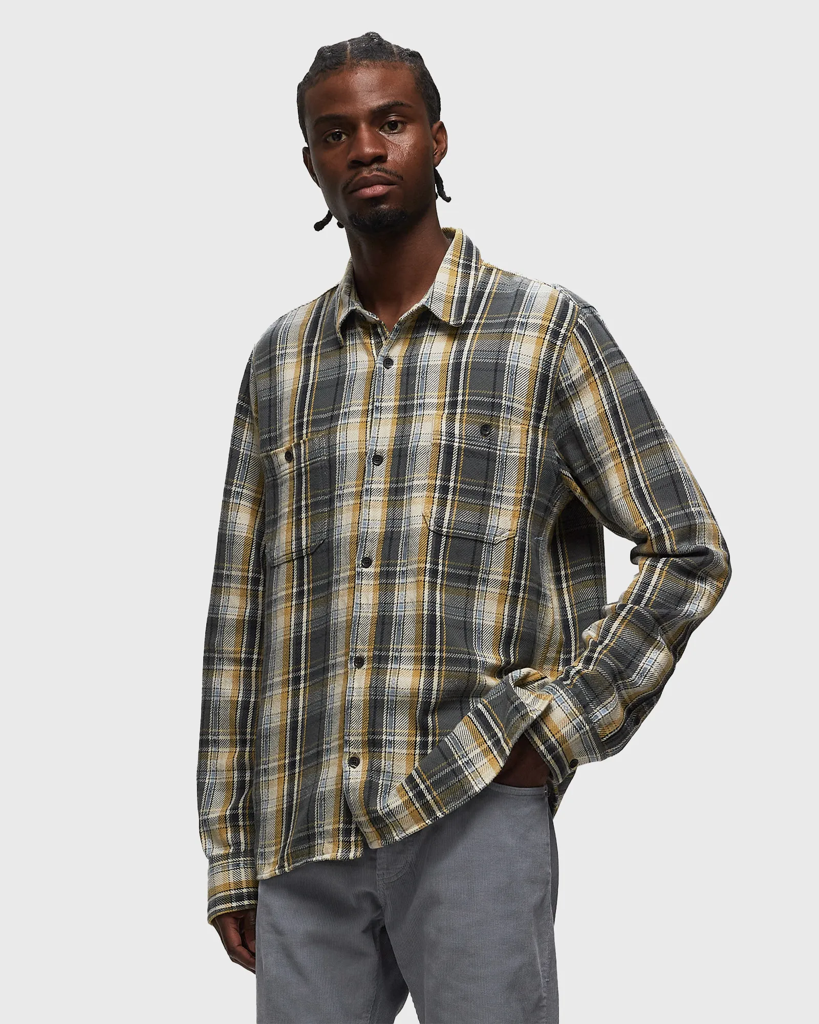 Officine Générale AHMAD JAP CO INDIAN TWILL SHIRT