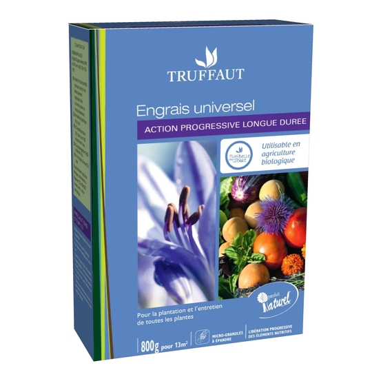 Engrais universel à action progressive et longue durée 800g