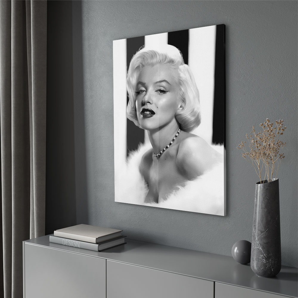 Walljar acrylglas schilderij - Portrait of Marilyn Monroe Acrylglas schilderij - 120 x 180 cm