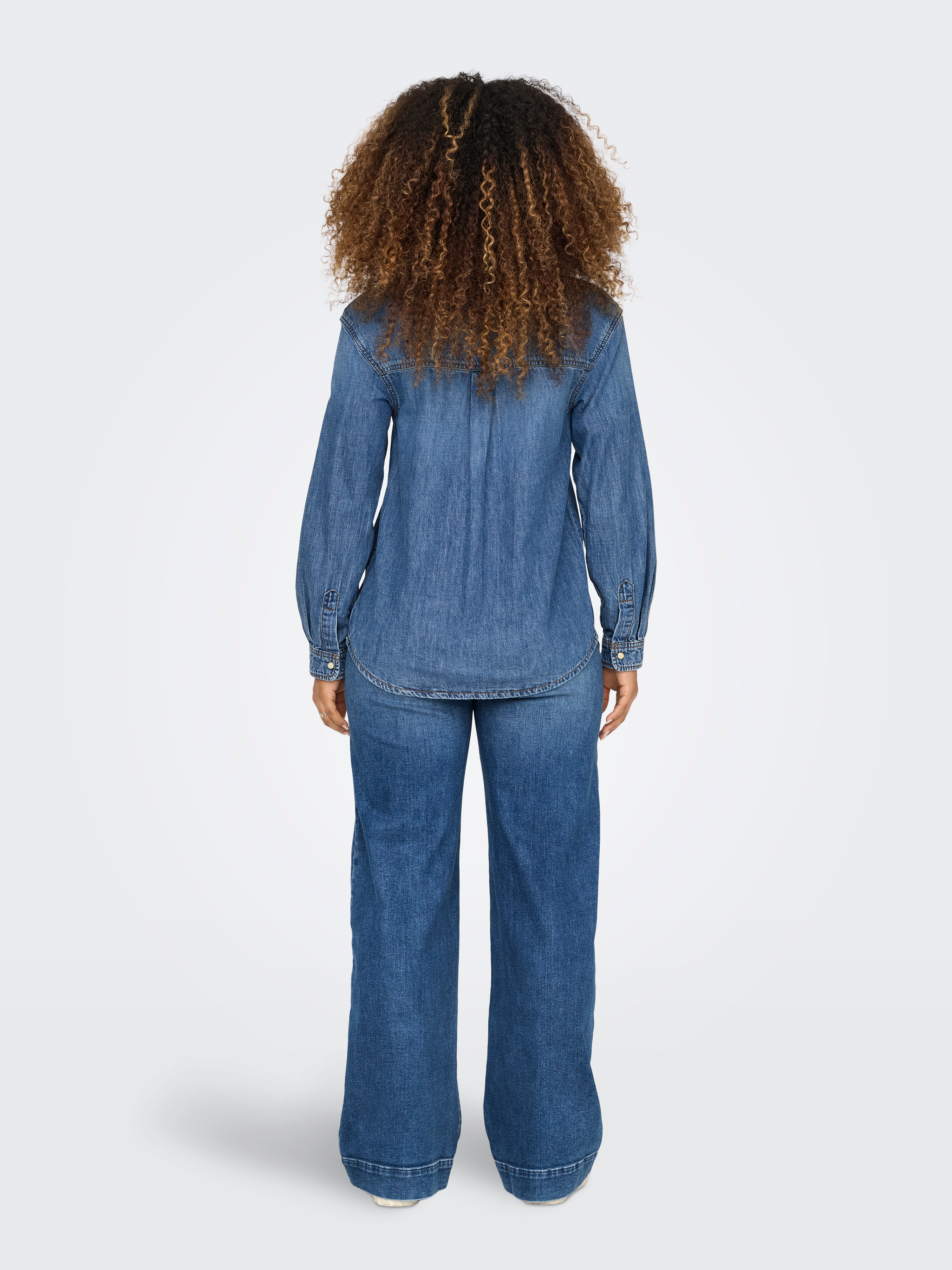 ONLSEVIGNY Hemd Dark Blue Denim