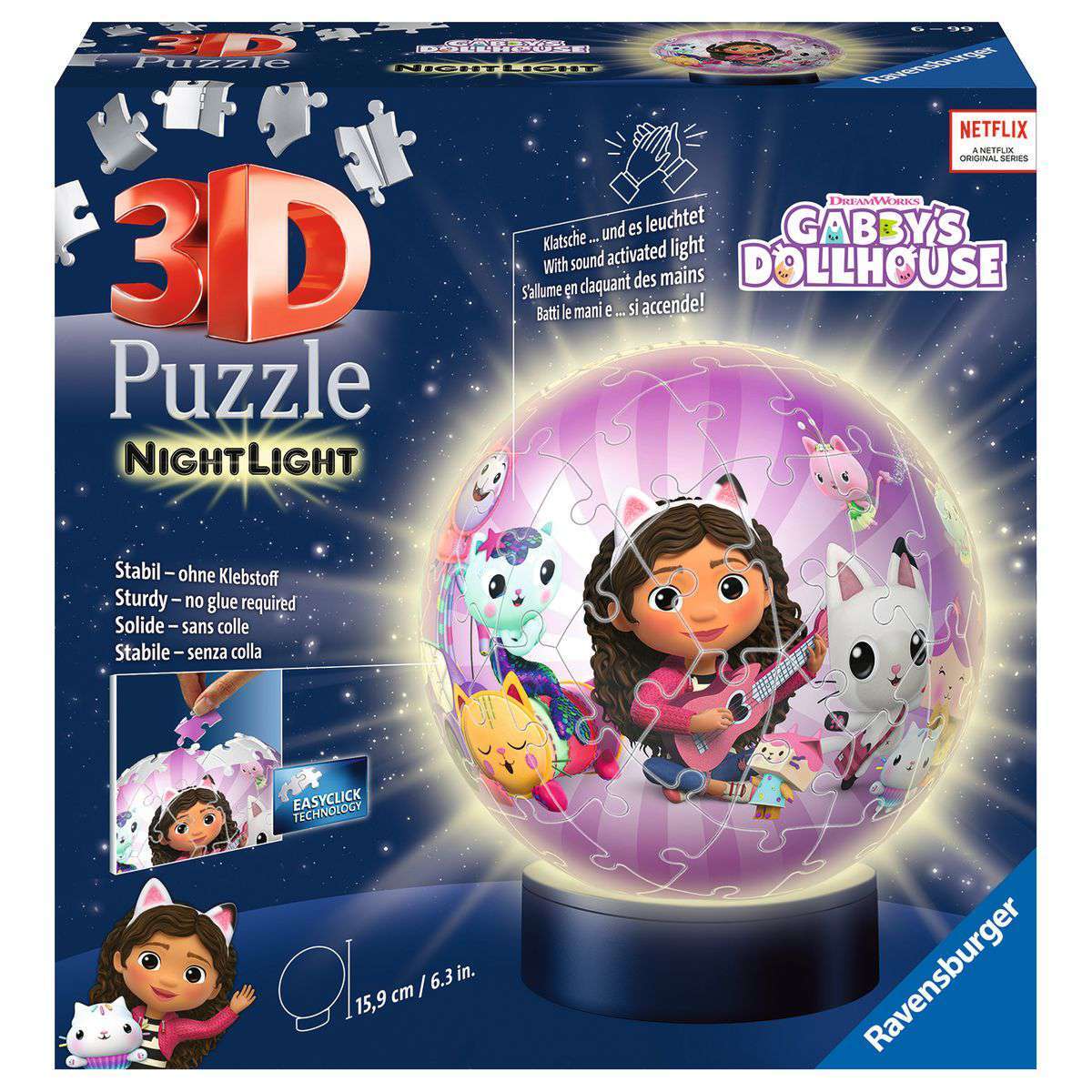 Ravensburger Spiel Nachtlicht Gabby's Dollhouse