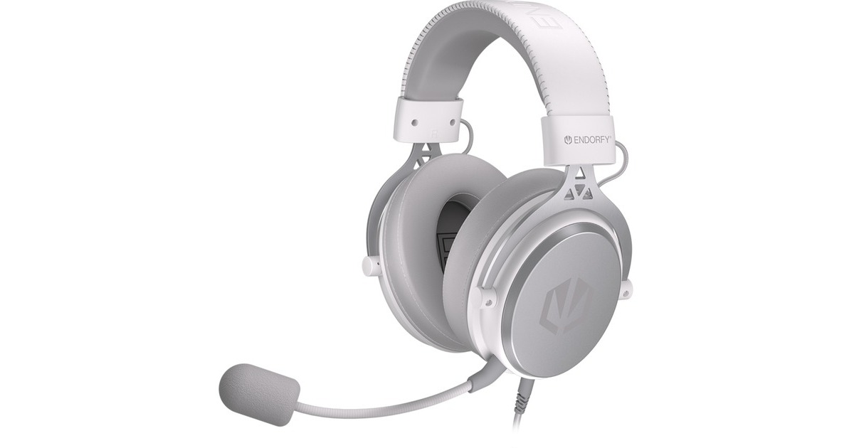 ENDORFYVIRO Plus USB Onyx White over-ear gaming headset  (Wit, USB-A, 3,5 mm aansluiting)