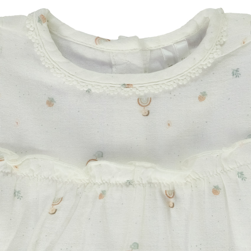 Ensemble 2 pièces avec tunique imprimée pour bébé fille