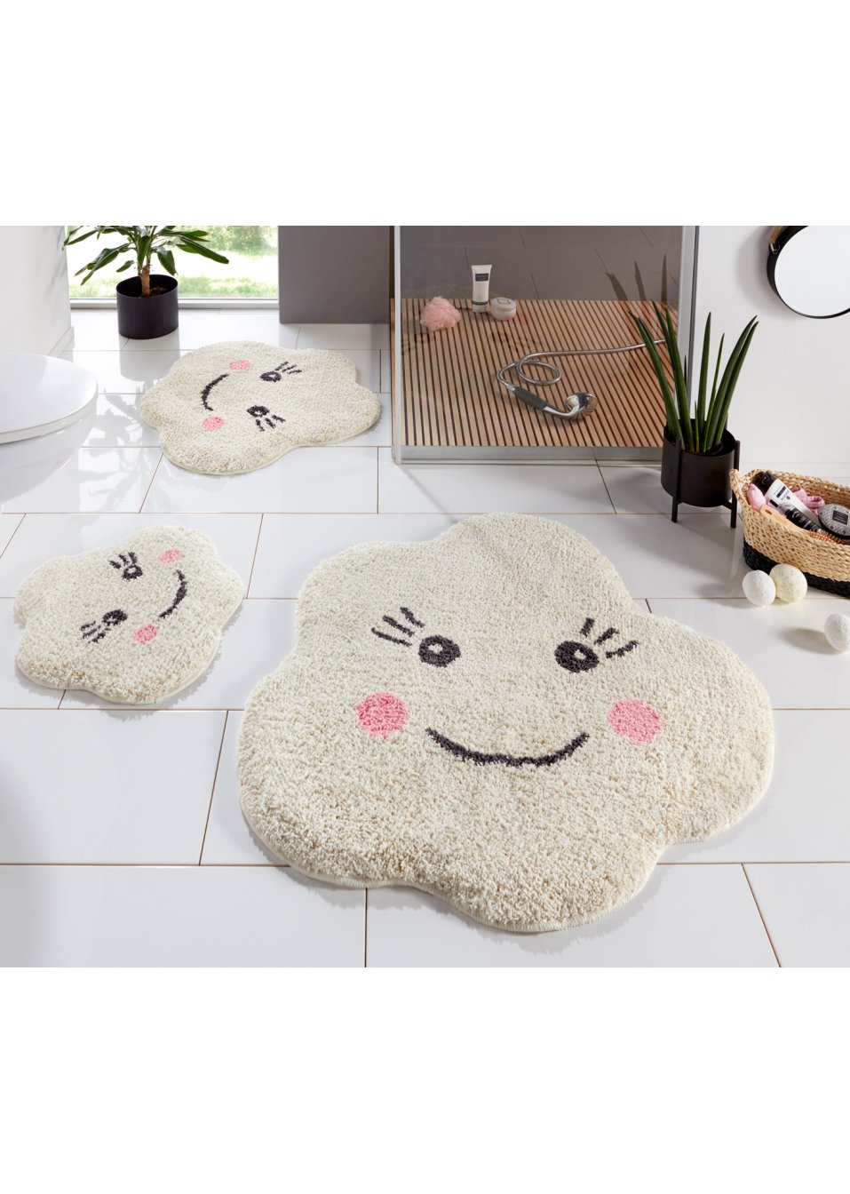 Tapis de salle de bain Nuage