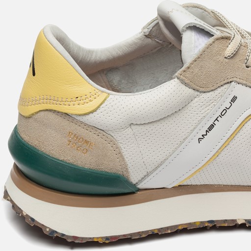 Ambitious Rhome Sneakers wit Leer