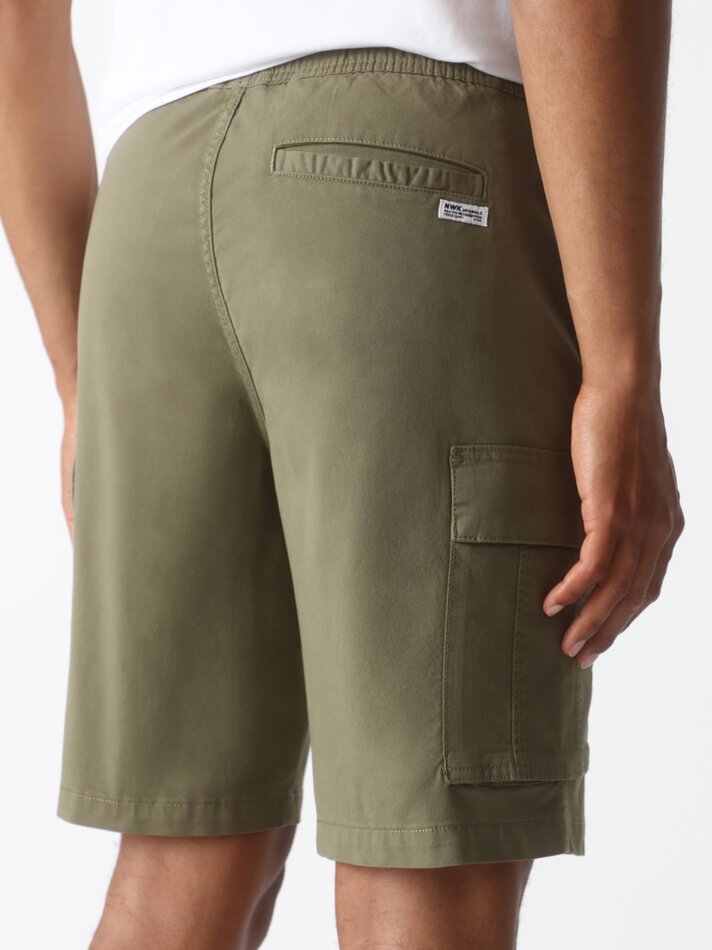 Bermuda jogger - cargo - Cáqui Médio