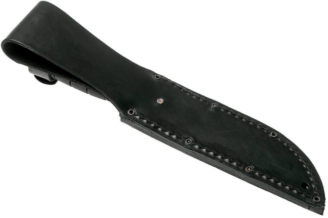 KA-BAR Short Tanto 1254, vaststaand mes, lederen foedraal