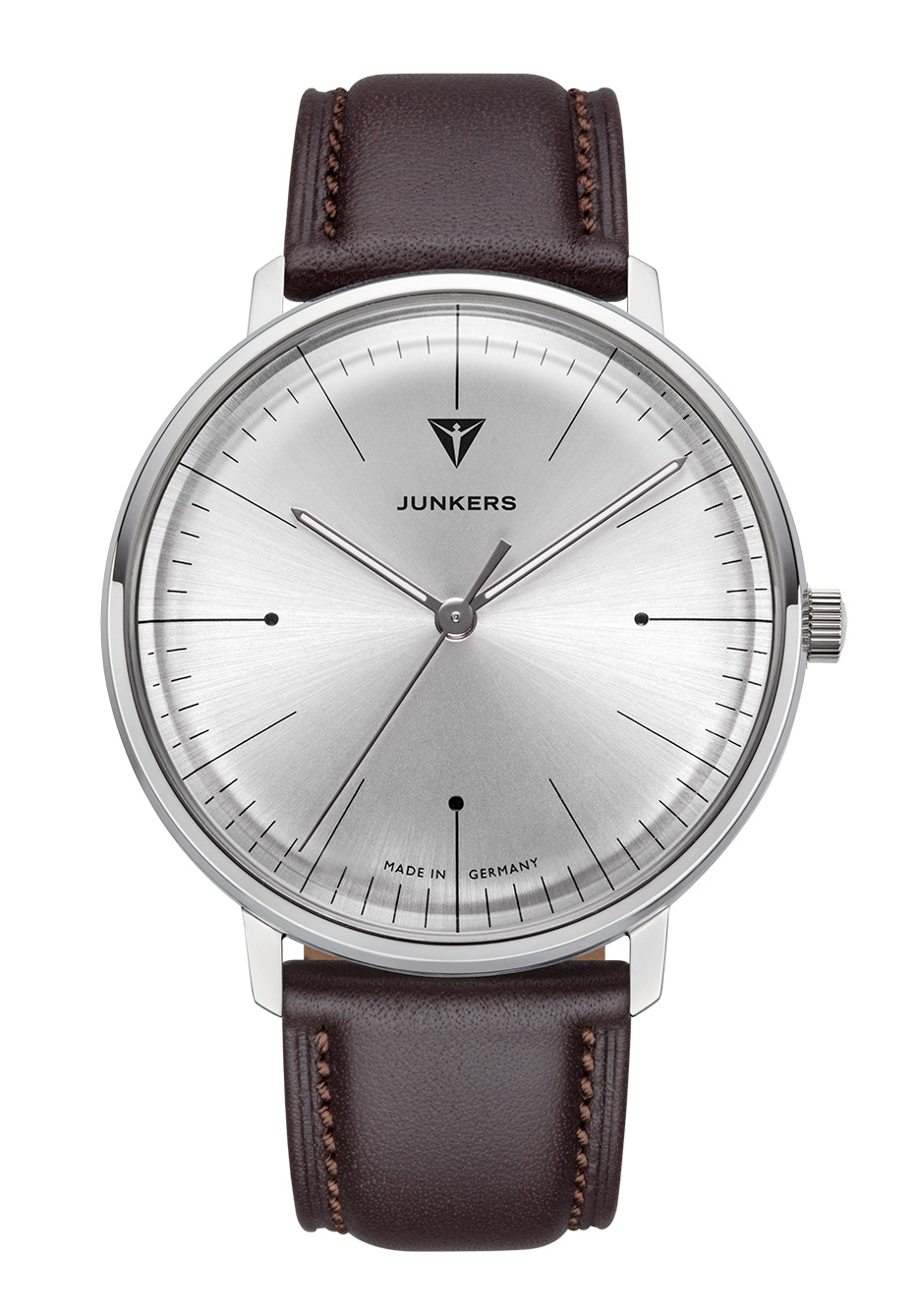 Junkers Bauhaus Herrenuhr 40mm Silber 9.08.01.03