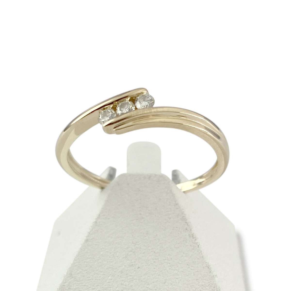 Bague d'occasion or 750 jaune diamants