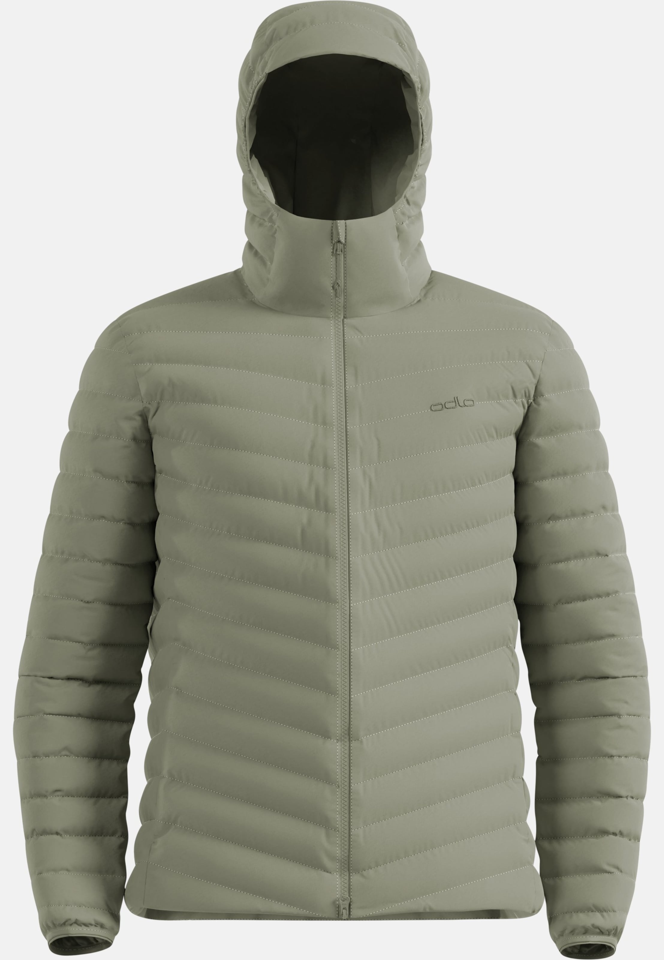 Kompakte X-Alp Daunenjacke mit Kapuze 2.0 in shadow