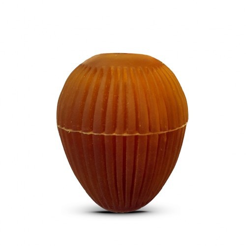 Brinquedo recarregável em formato de ovo, cor de borracha natural