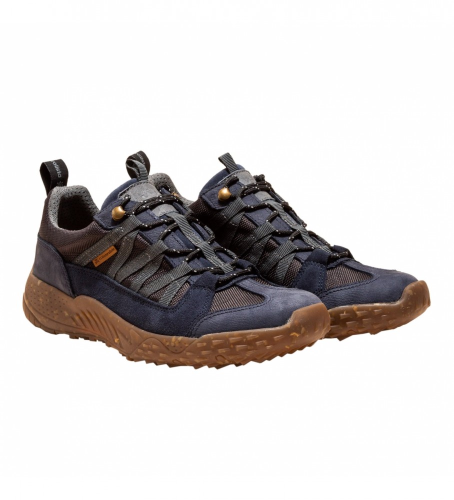 Sapatos de couro Naturalist N5621 Azul Marinho