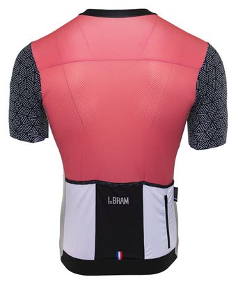 Maillot Manches Courtes LeBram Aspin Noir Coupe Ajustée