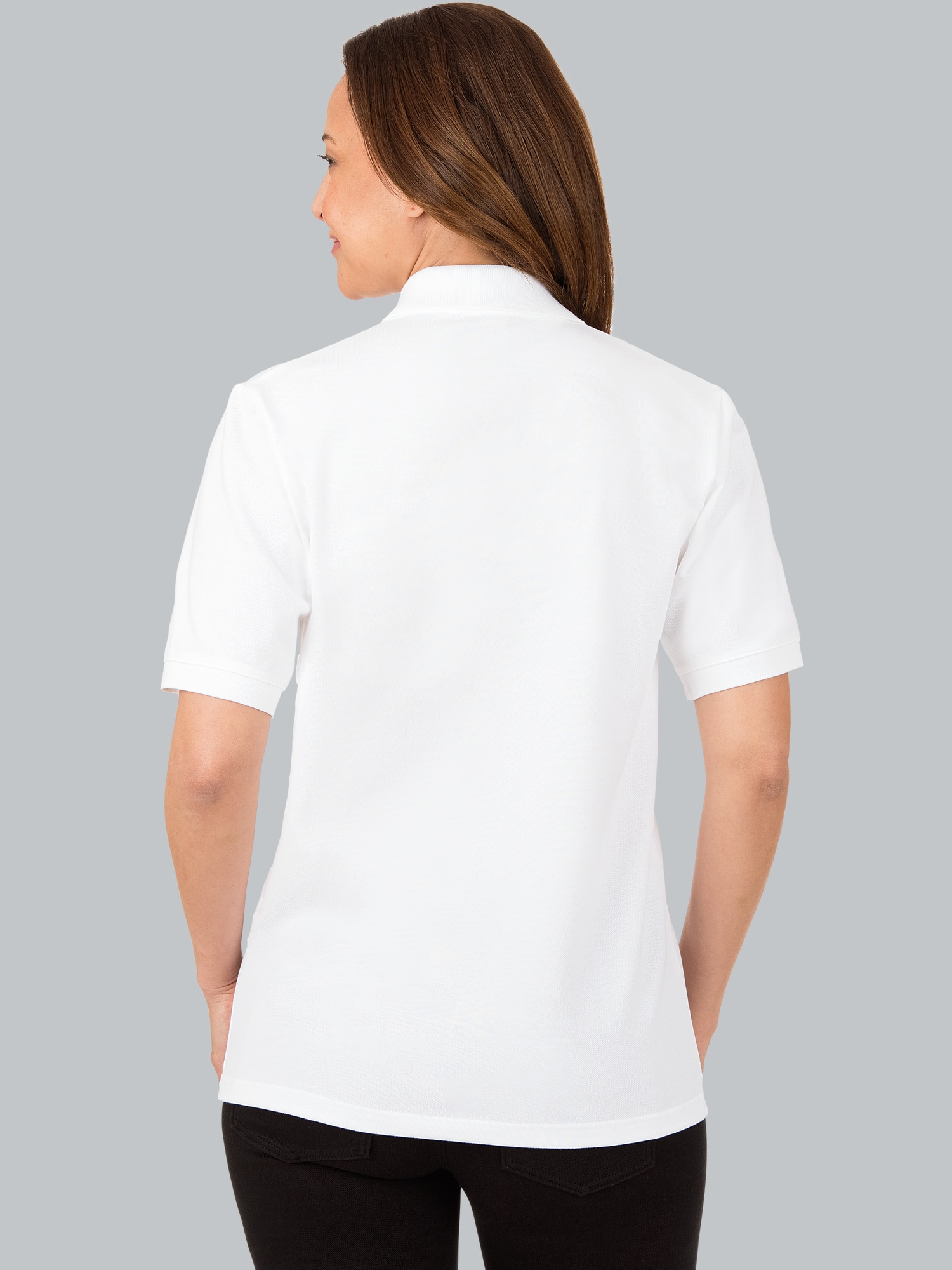 Poloshirt für Industriewäsche Weiss