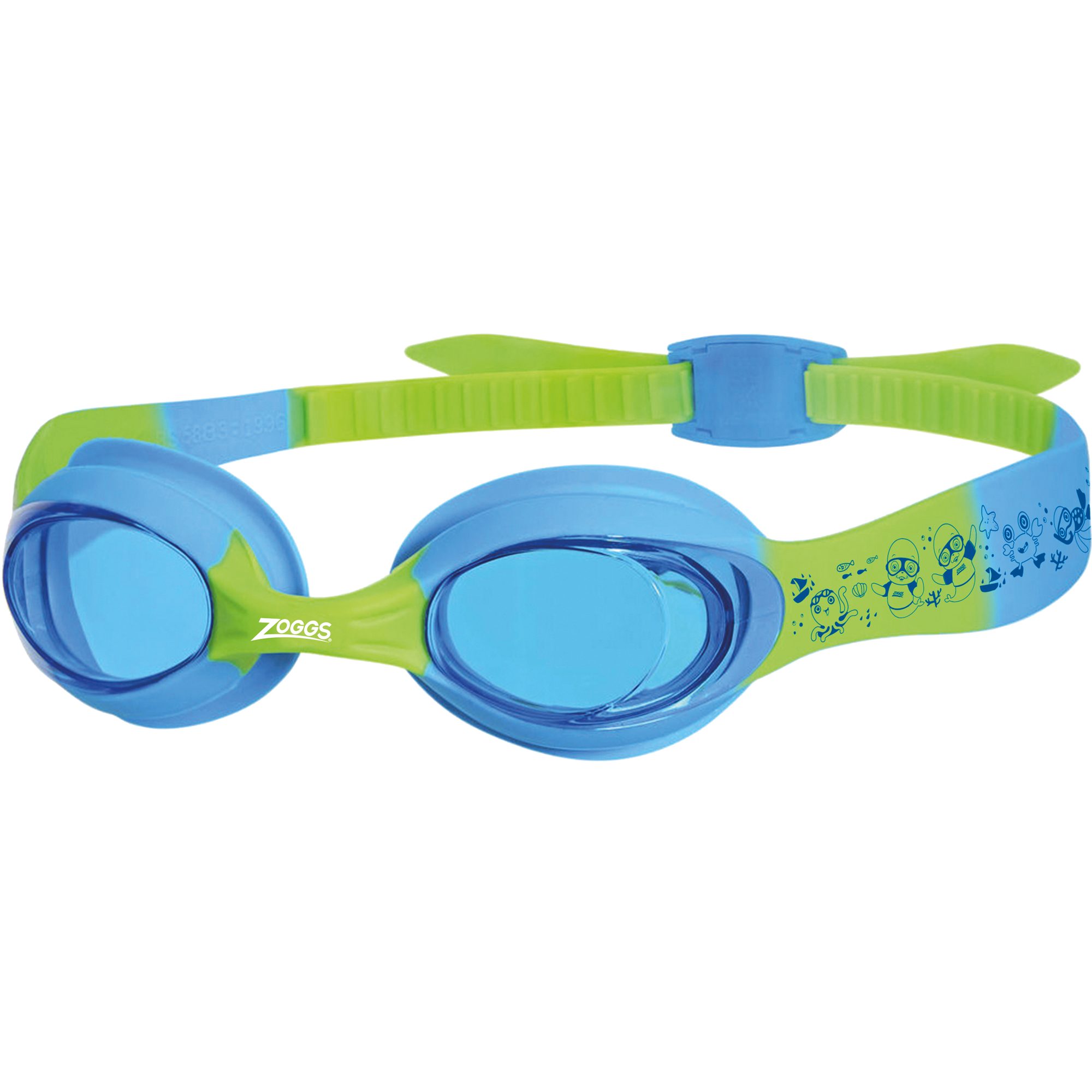 Zoggs Little Twist Schwimmbrille Kinder blau grün