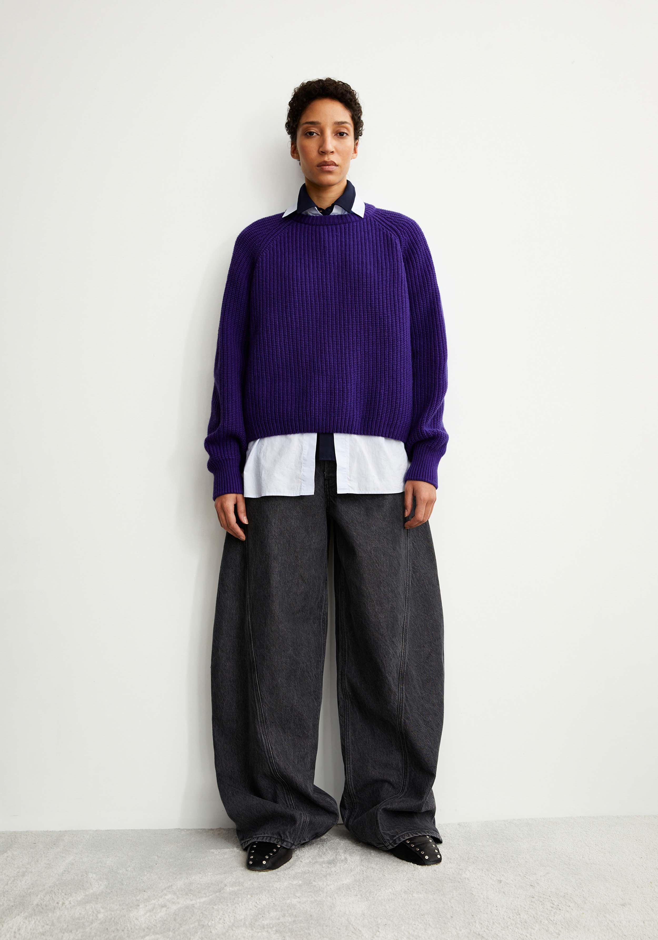 Armedangels Strickpullover Kaagi Indigo Lilac