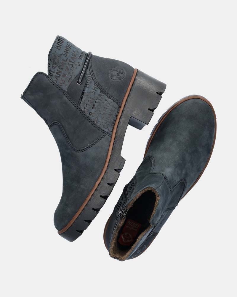 Rieker Enkellaarsjes  - blauw