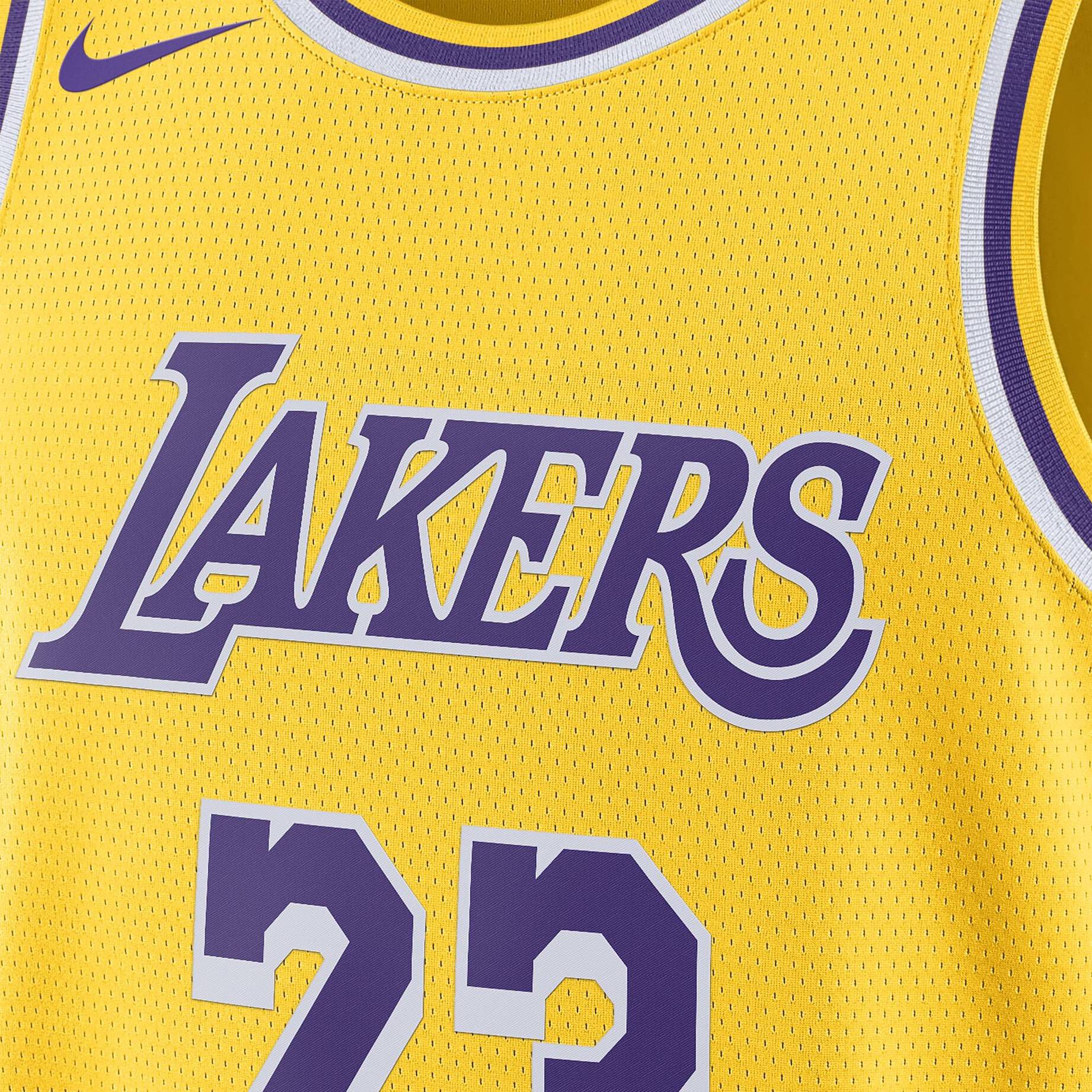 Nike| Herren Basketballtrikot NBA LOS ANGELES LAKERS LEBRON JAMES-SWINGMAN JERSEY ICON