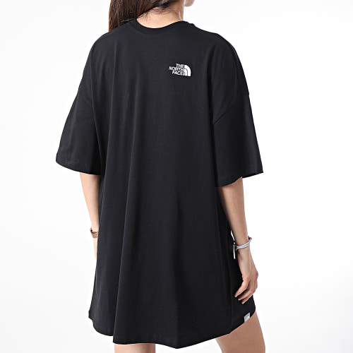 Robe Tee Shirt Oversize Femme A55AP Noir