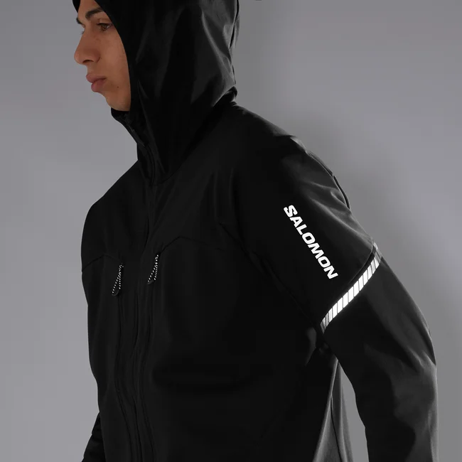 MTN  Windjacke mit Kapuze und durchgehendem Reißverschluss Herren