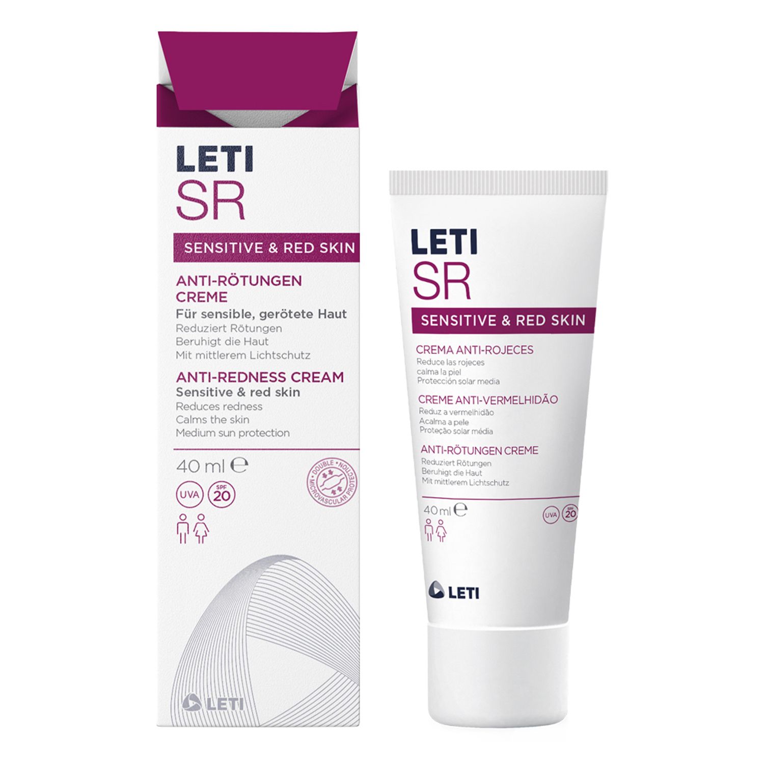 LETI SR Anti-Rötungen Gesichtscreme