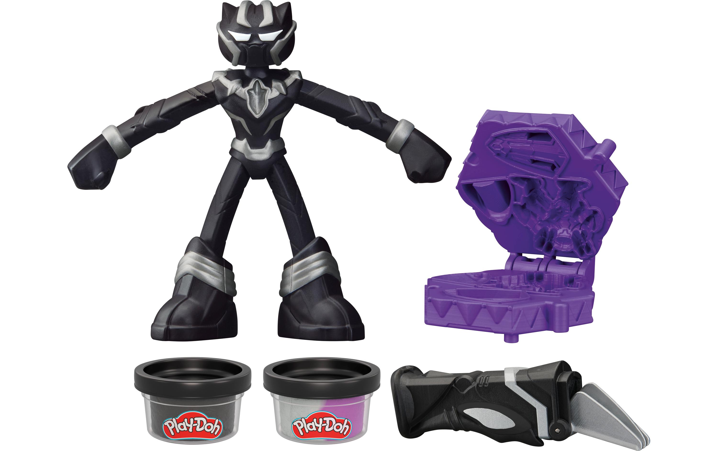 Knetspielzeug Marvel Black Panther: Action KrallenSpielset mit Actionfigur und Knete