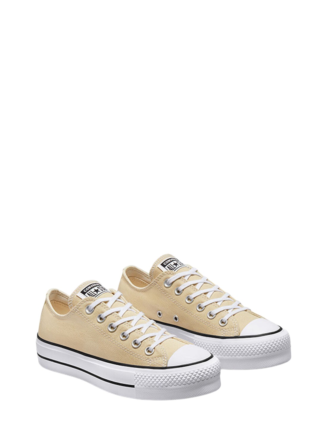 converse Sneakers compensées Femme ctas lift ox Beige
