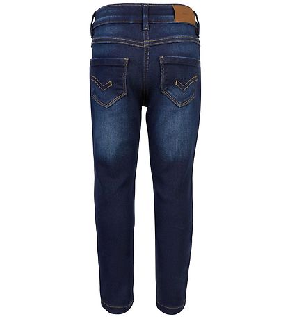 Minymo Hosen - Stretch Slim Fit - Dunkelblauer Denim