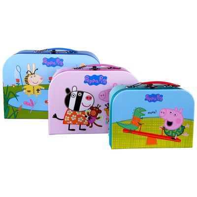 Barbo Toys Peppa Gris Kofferter 3-Pakk