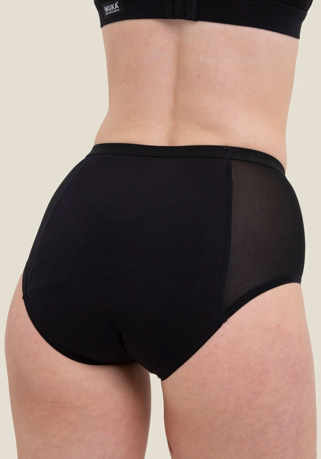 Wuka Wear Period Panty Wuka Ultimate™ High Waist Panties Super Heavy Flow Black