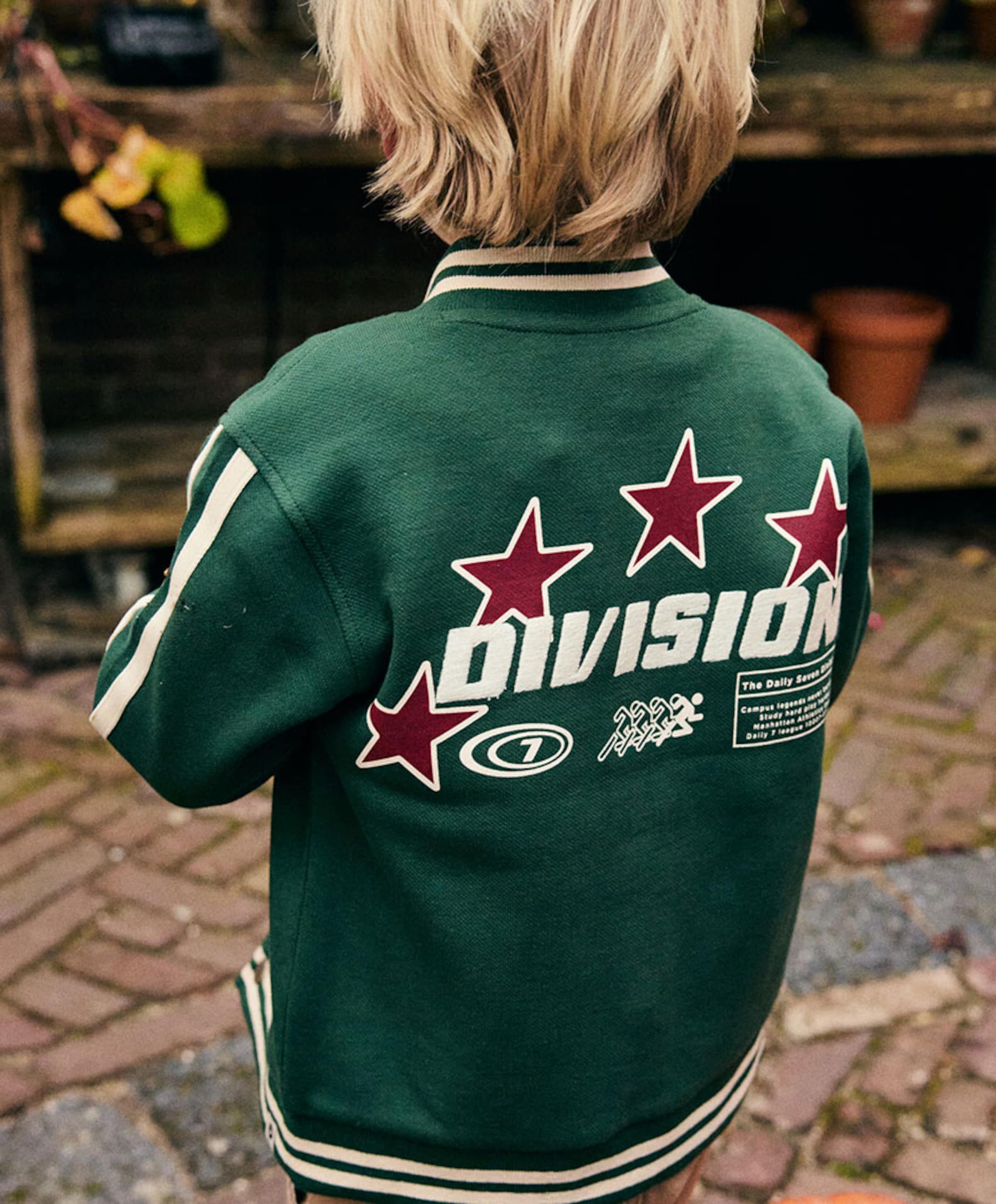 Daily7 Jongens jas groen
