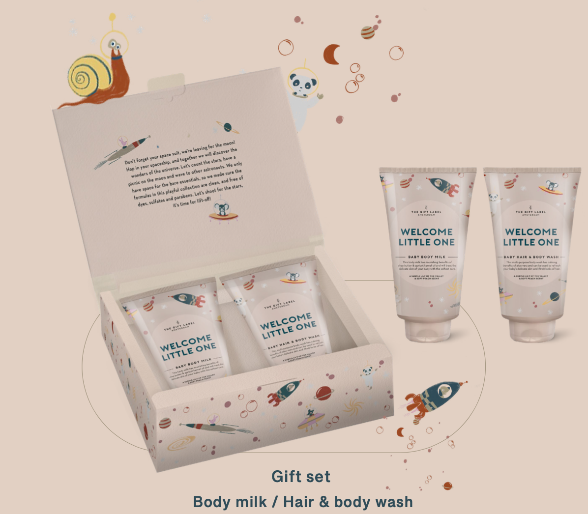 The Gift Label The Gift Label gift box baby Welcome little one - boys