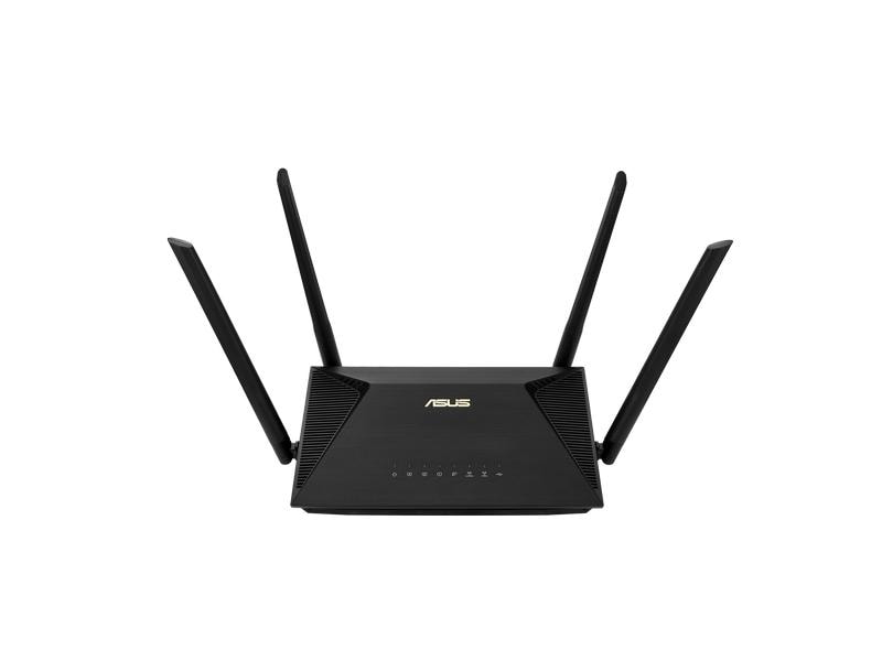 ASUS Dual-Band WiFi Router RT-AX53U WiFi 6 AX1800 Dual Band WiFi 6 (802.11ax) Router mit MU-MIMO und OFDMA Technologie, mit AiProtection Classic Netzwerksicherheit