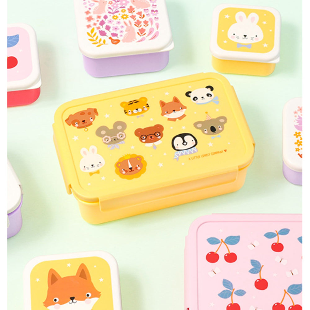 Køb A Little Lovely Company Animal Friends Bento Madkasse