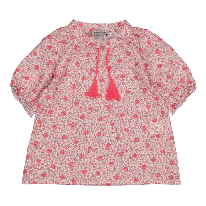 Petite Lucette Blouse Coton Bio Cécile | Rose